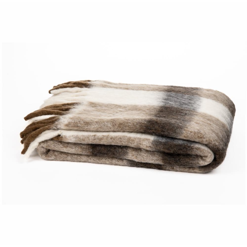 Mark Plaid Throw by BRUNELLI