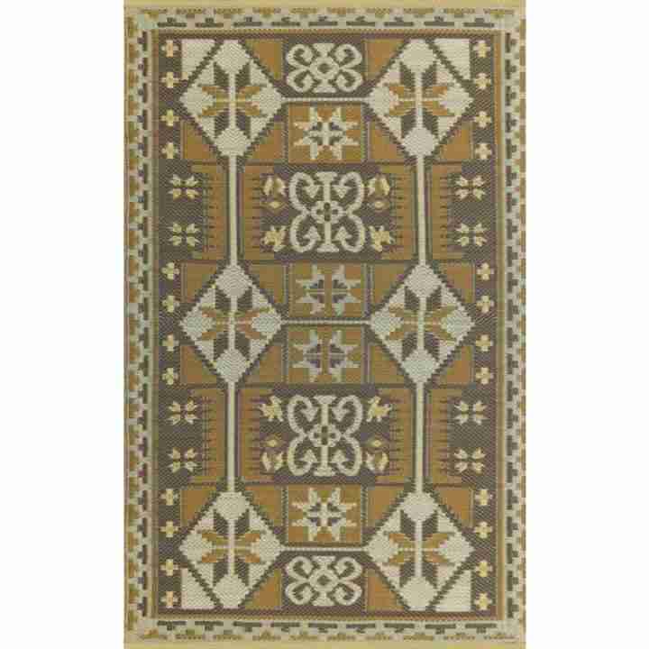 5x8 Mad Mat Ankara Gold FM-ANk58-GD1