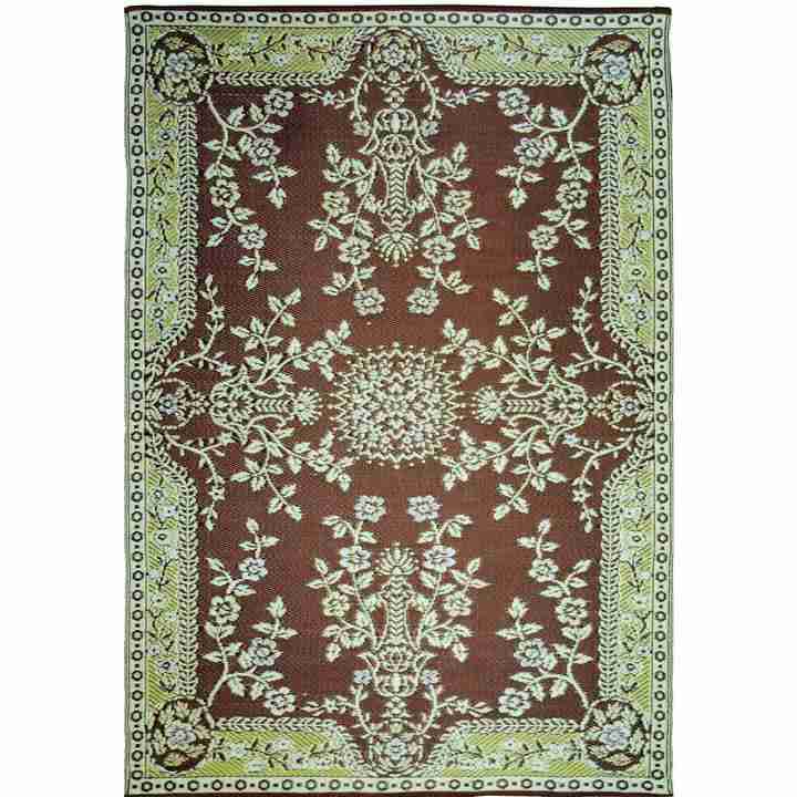 5x8 Mad Mat Garland Teal/Brown FM-OGA58-TB1