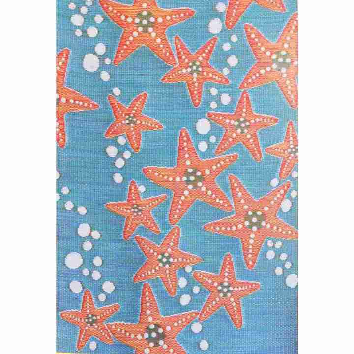 6x9 Mad Mat Starfish Green/Aqua FM-STA69-GA1