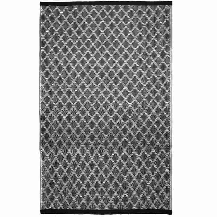 Avo Mat Lattice Carbon Outdoor Rug