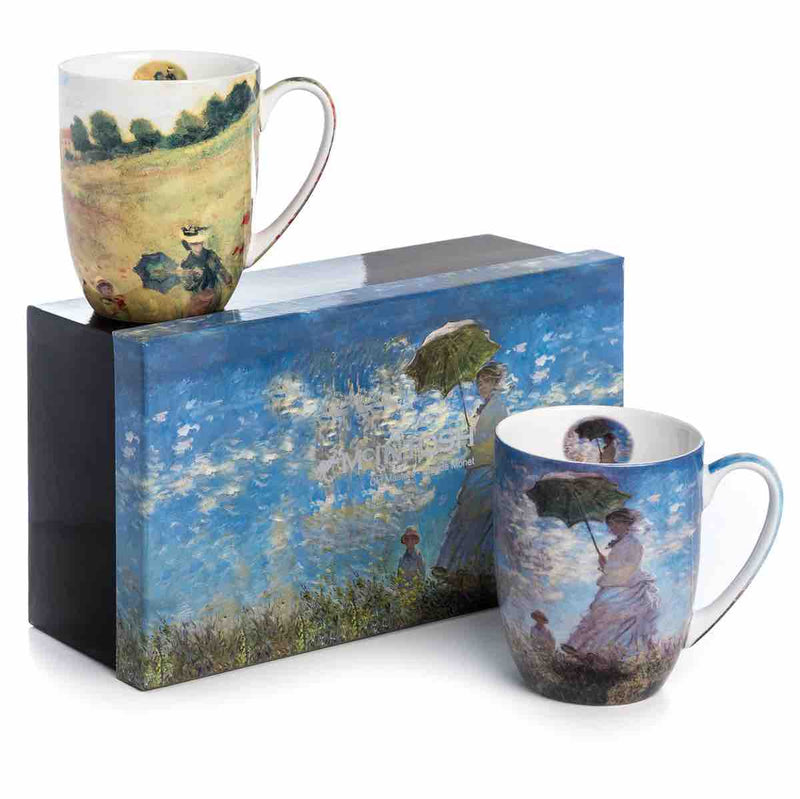Van Gogh 'Wheatfields' Mug Pair