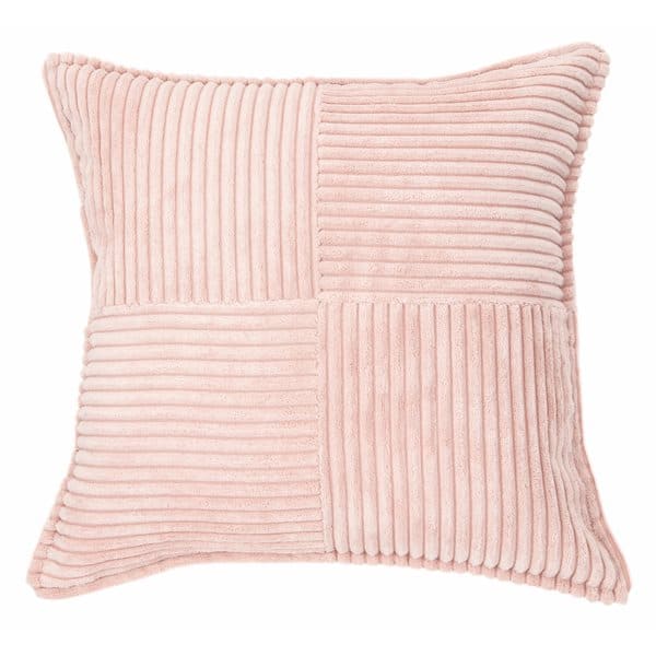 Moumou Pink Corderoy Velvet Decorative Pillow by BRUNELLI