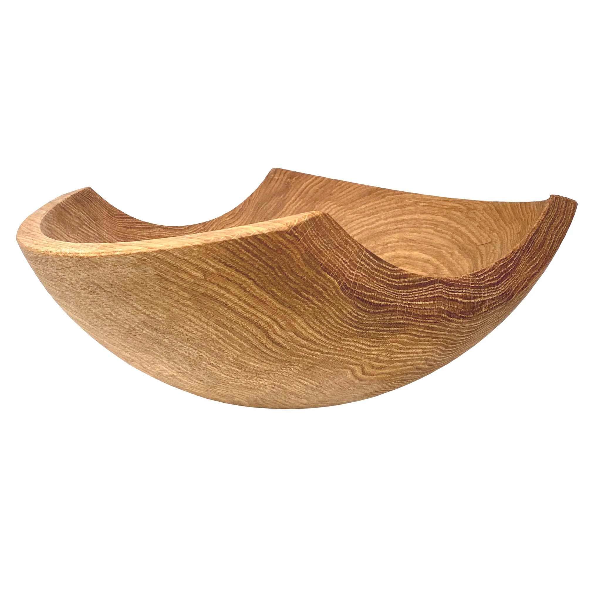 NATURAL OAK SHARD SALAD BOWL