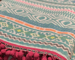 Pom Pom Beach Towel - Made In Portugal