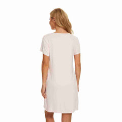 Pink Bamboo Short Sleeve Sleepshirt