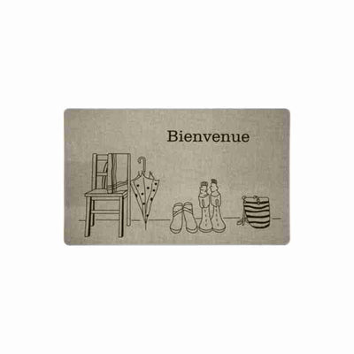 1.5x2.5 (45x75 cm) Poly Mat Bienvenue