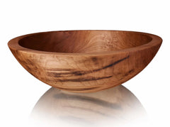 ROUND AMBROSIA MAPLE SALAD BOWL BY STINSON STUDIO