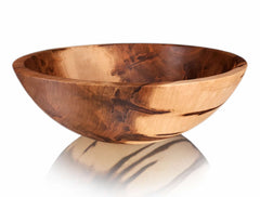 ROUND AMBROSIA MAPLE SALAD BOWL BY STINSON STUDIO