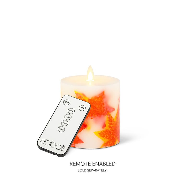Reallite Small Maple Leaf Candle