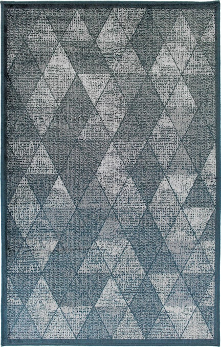 Art Silk Kite Blue Rug