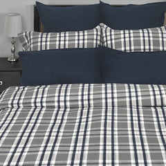 Simon Yarn Dyed Flannel Duvet Cover by Cuddledown