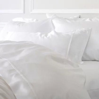 Sophia Silk-Cotton Sateen Blend Bedding by St Geneve Fine Linen