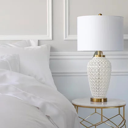 Sophia Silk-Cotton Sateen Blend Bedding by St Geneve Fine Linen