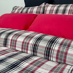 Spencer Yarn Dyed Flannel Duvet Cover by Cuddledown