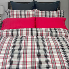 Spencer Yarn Dyed Flannel Duvet Cover by Cuddledown