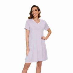 Twilight Bamboo A-Line Short Sleeve Nightdress