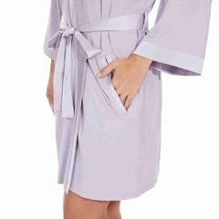 French Blue Bamboo Robe