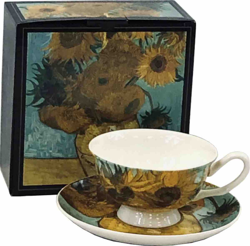 Van Gogh 'Sunflowers' Cup & Saucer