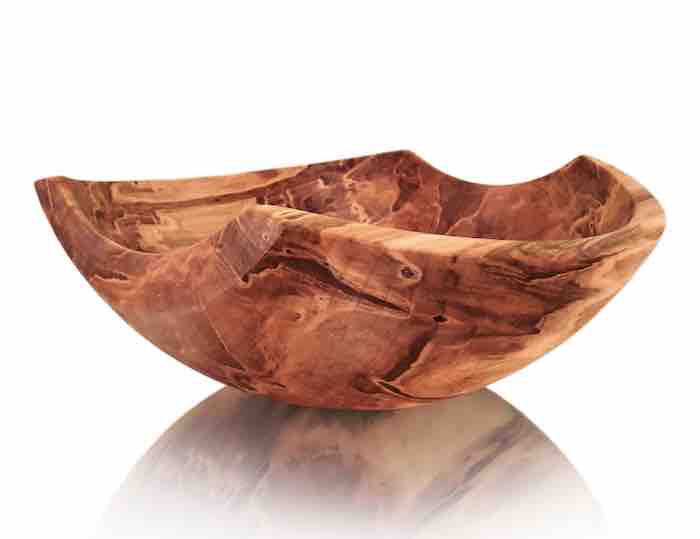 AMBROSIA MAPLE SHARD SALAD BOWL BY STINSON STUDIO