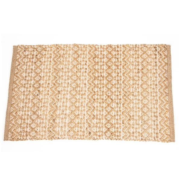 Baumier Cream Throw With Black Fir Trees by BRUNELLI
