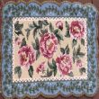 Blue Toile Handmade 100% Wool Rug