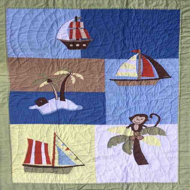 Caribbean(Monkey) Baby Quilt