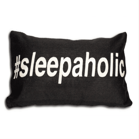 Hashtag Sleepaholic Cushion