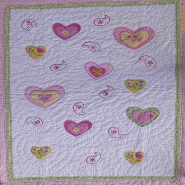 HEART Baby Quilt
