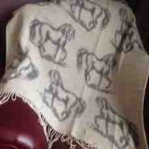 Horse Made in Portugal 100% Wool Throw