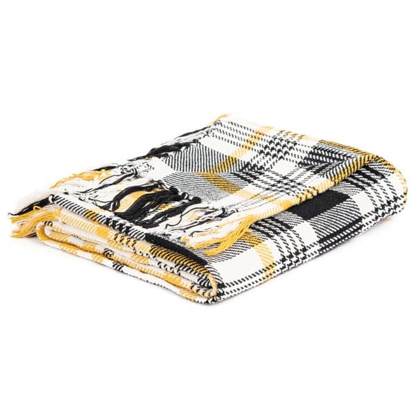 Ingrid Plaid Throw by BRUNELLI