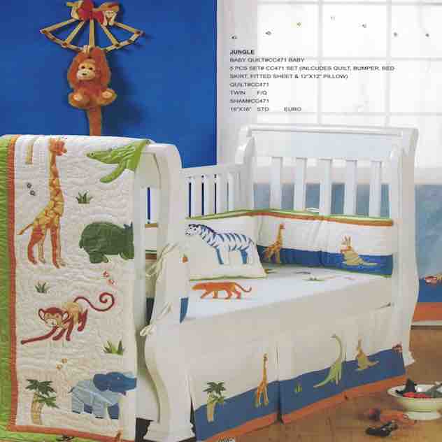 Jungle Crib Bedding Set