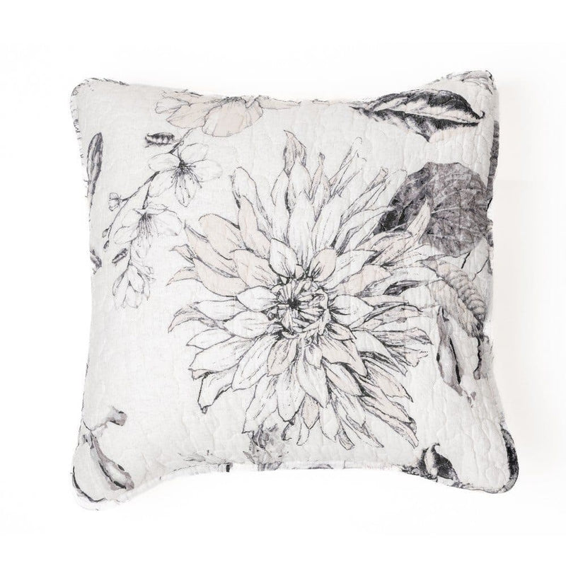 Justina Decorative Pillow Cover With Flowers by ANTIK