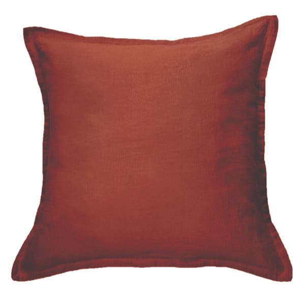 Linen Terracotta Oblong Decorative Pillow by BRUNELLI