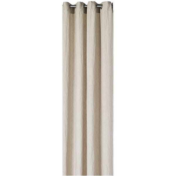 Linen Natural Curtain With Grommets by BRUNELLI