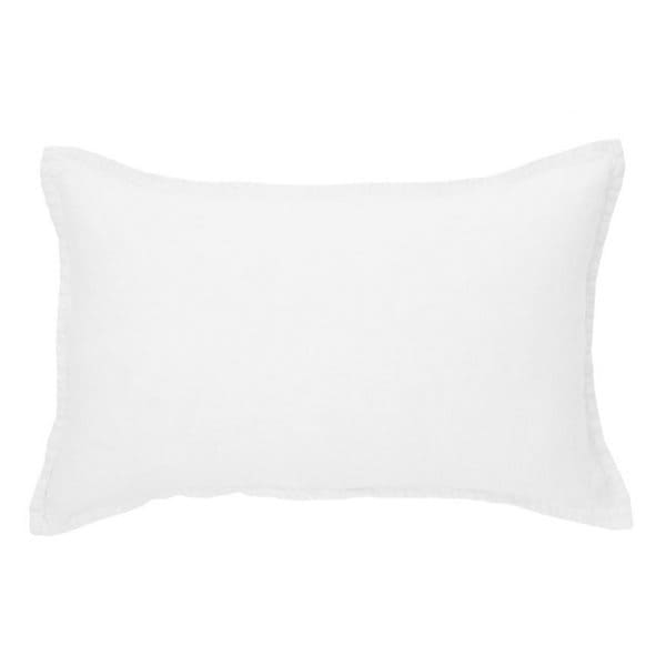 Linen Stone Wash Navy Long Decorative Pillow by BRUNELLI