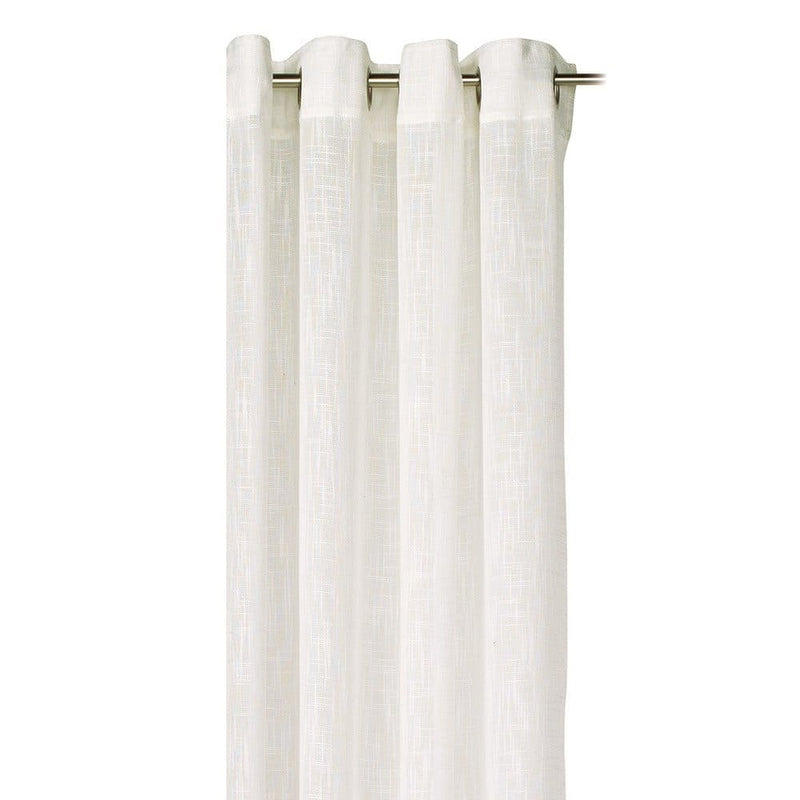 Marble White Curtain With Grommets by BRUNELLI