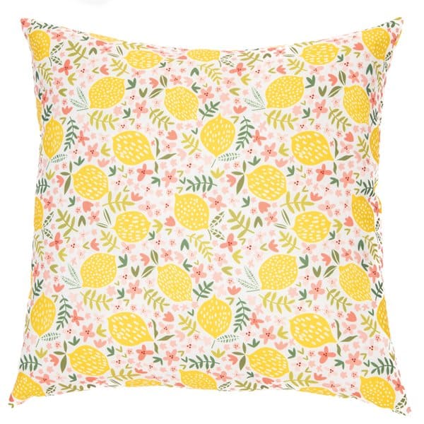 Meyer Lemon Printed Decorative Pillow by BRUNELLI