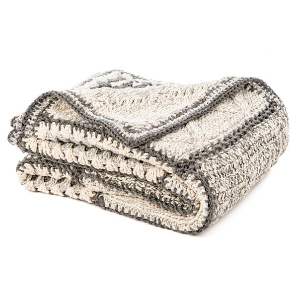 Mezze Knitted Ivory Decorative Pillow by BRUNELLI