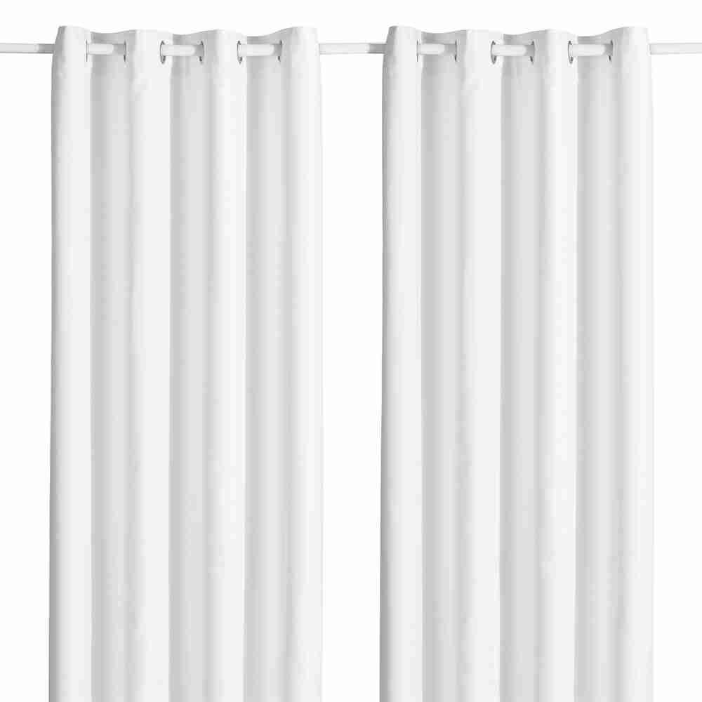 Modern White Curtain Panel by BRUNELLI