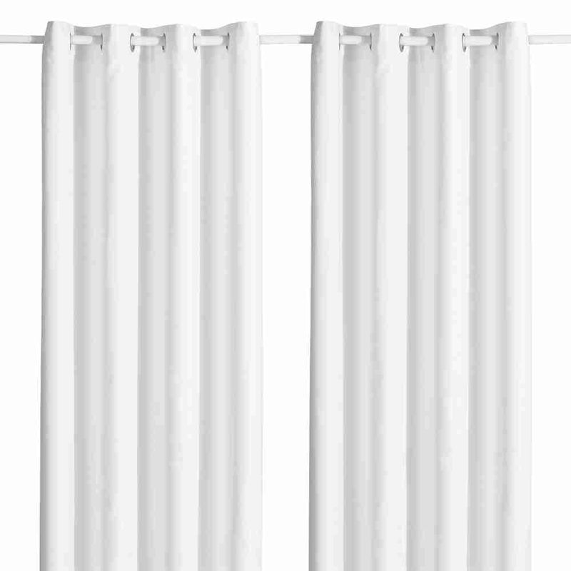 Modern White Curtain Panel by BRUNELLI