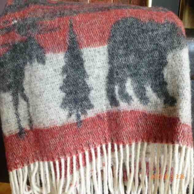 Muskoka (Canoe) Made in Portugal 100% Cotton Throw