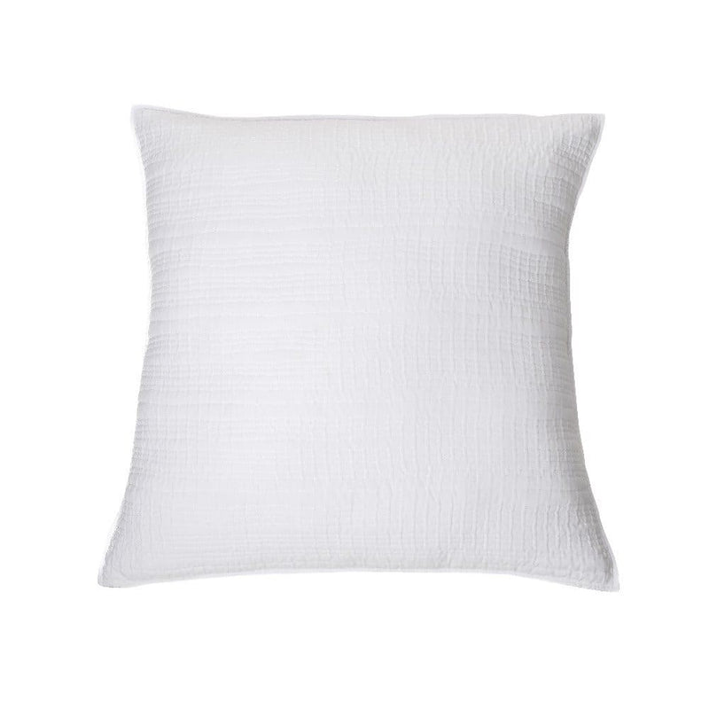 Newton White Decorative Pillow Cover by KABANE