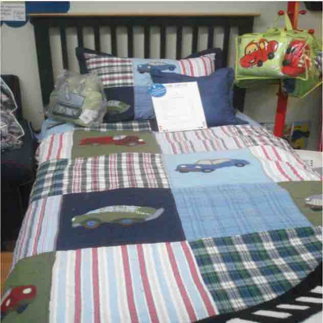 Racing Car Cotton Quilt Set -Double/Queen