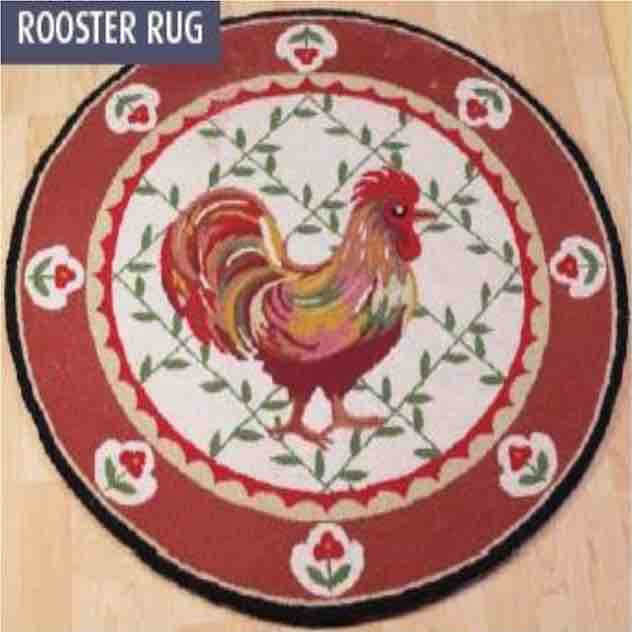 Rooster( Red) Rug