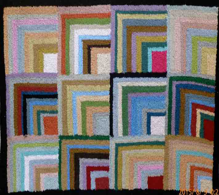 Square Handmade 100% Wool Rug