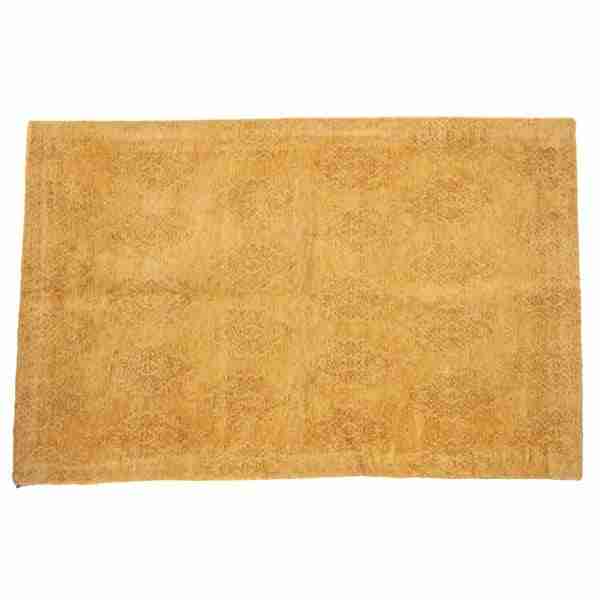Toro Terracotta Jacquard Velvet Area Rug by BRUNELLI 2'x3'