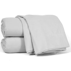 100% Flannel Sheet Set - Available In 3 Colours - Made In Portugal