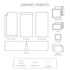 Grand Veneto White by St Geneve Fine Linen - Made In Canada