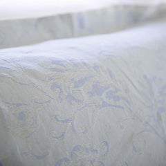 Willow | Matte Jacquard Bedding by St Geneve Fine Linen - Fabric from Italy Sewn in Canada